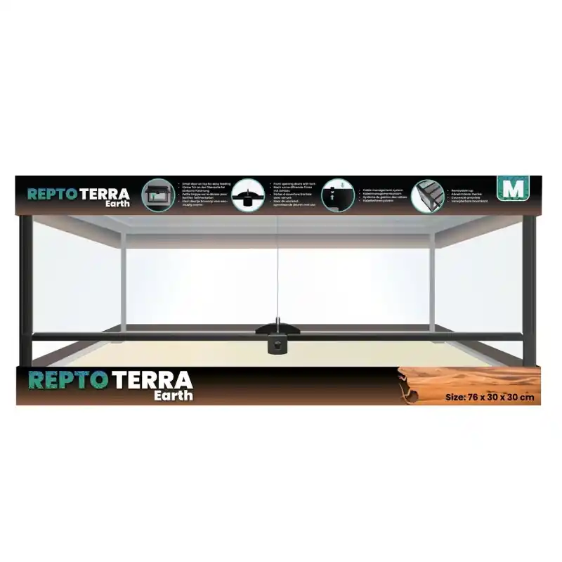 Repto Terra Earth Medium 76x30x30cm – Terrarium Flitsaanbieding