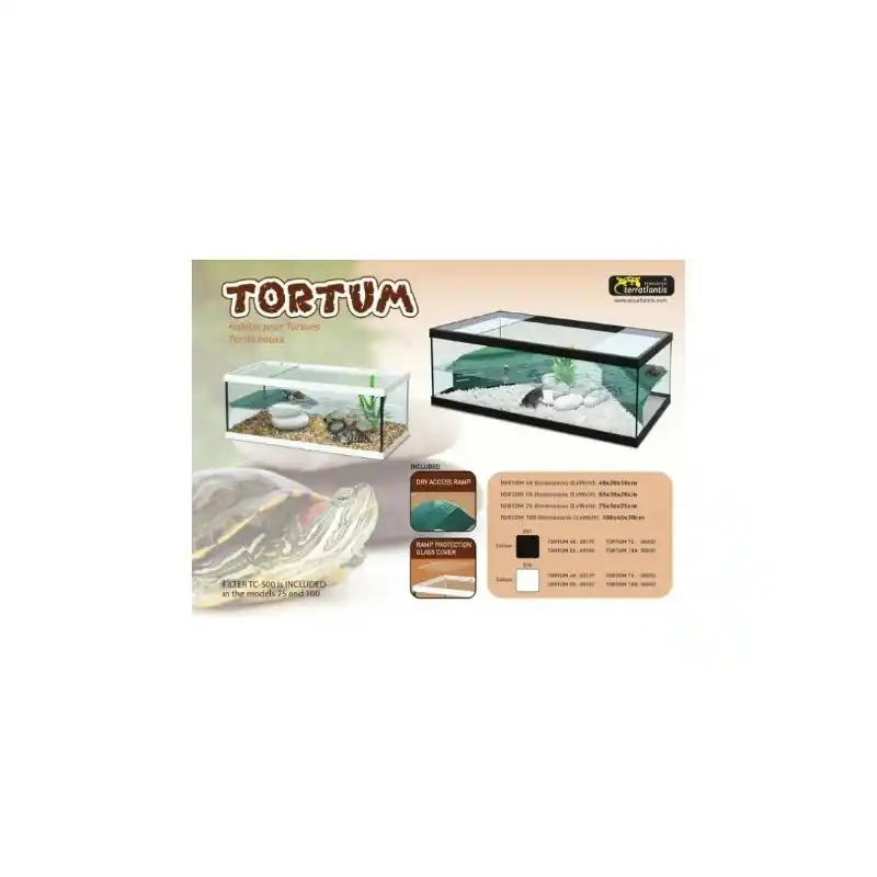 Direct Verzonden Tortum 100 Waterschildpaddenbak Wit