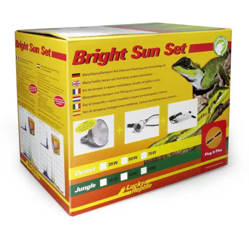Finale Uitverkoop Lucky Reptile Bright Sun UV Set Jungle 35W