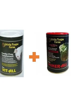 COMBI-DEAL Sticky Tongue Farms Miner-all Outdoor en Vit-all Speciale Aanbieding