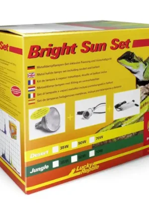 Aanbieding Lucky Reptile Bright Sun UV Set Desert 70W