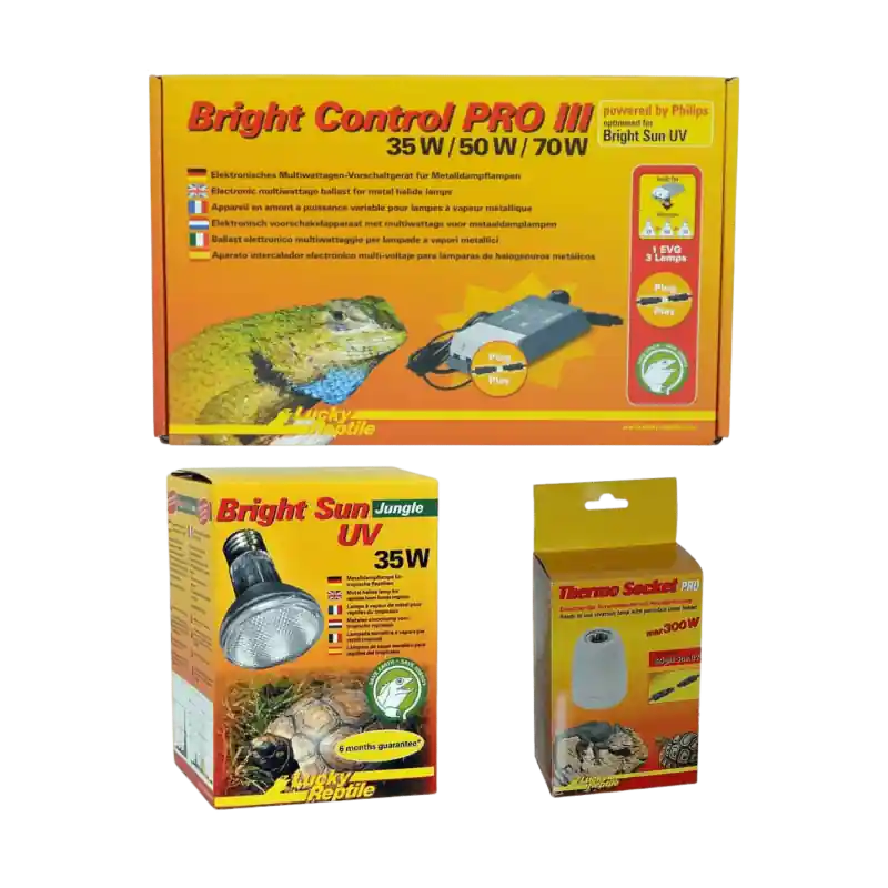 Lucky Reptile Bright Sun UV Set Desert 35W PRO Premium
