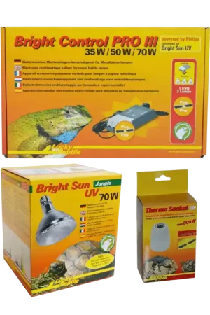 Nieuw Lucky Reptile Bright Sun UV Set Jungle 70W PRO