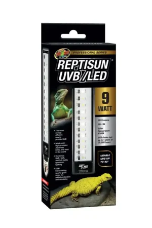 Shop Nu Zoo Med ReptiSun UVB LED 9 Watt