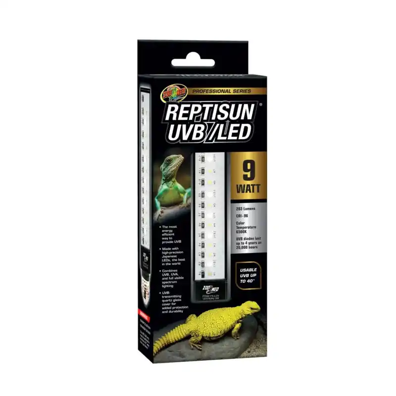Shop Nu Zoo Med ReptiSun UVB LED 9 Watt