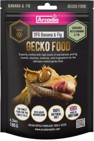 Arcadia Earth Pro StickyFood Gold Banaan & Vijg 180 gr Laatste Kans