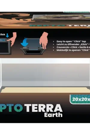 Exclusieve Aanbieding Repto Terra Reptielenterrarium Earth 20x20x15cm