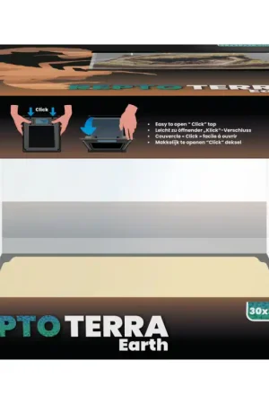 Exclusieve Aanbieding Repto Terra Reptielenterrarium Earth 30x30x20cm
