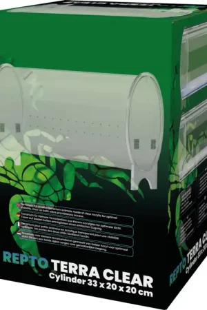 Terra Clear Cilinder Terrarium 33x20x20cm Beste Prijs