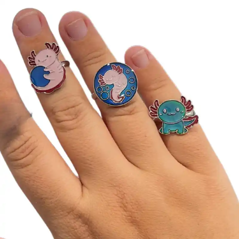 Axolotl Mood Ring Beperkte Voorraad