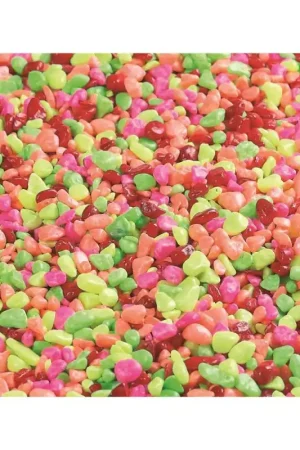 Aanbieding Flamingo Aquariumgrind Neon Regenboog 1 kg