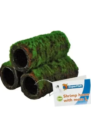 Shrimp Home with moss Large Dagaanbieding