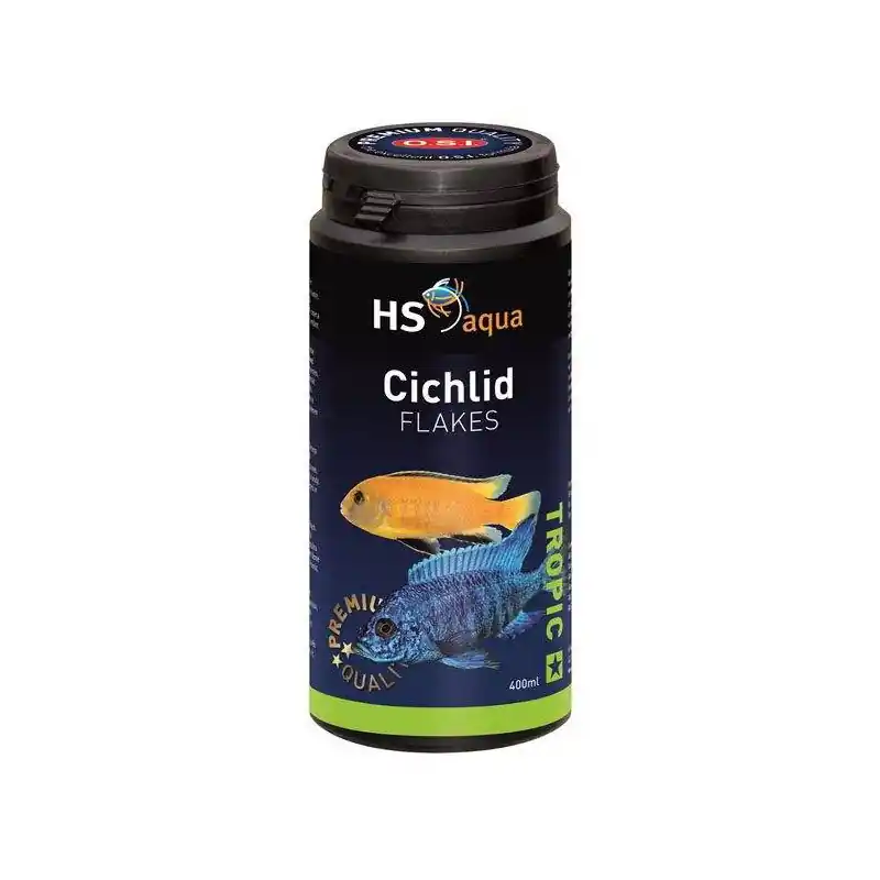 HS Aqua Cichlid Flakes 400 ml Op = Op
