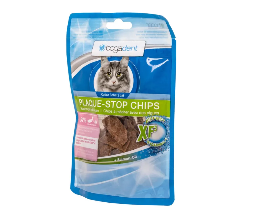 Bogadent Kat Plaque-Stop Chips Fish Gereduceerde Prijs