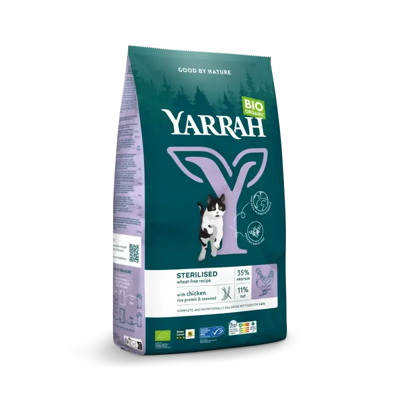 Betrouwbaar Yarrah biologisch kattenvoer chunks met kip & kalkoen (graanvrij)