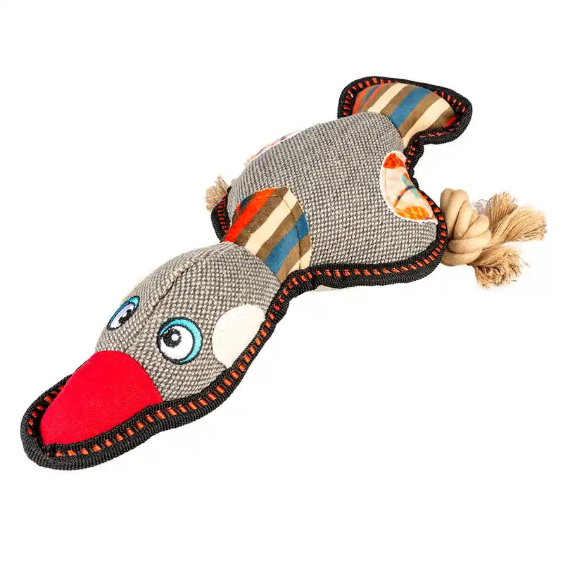 Canvas hondenknuffel eend Fabrieksprijs
