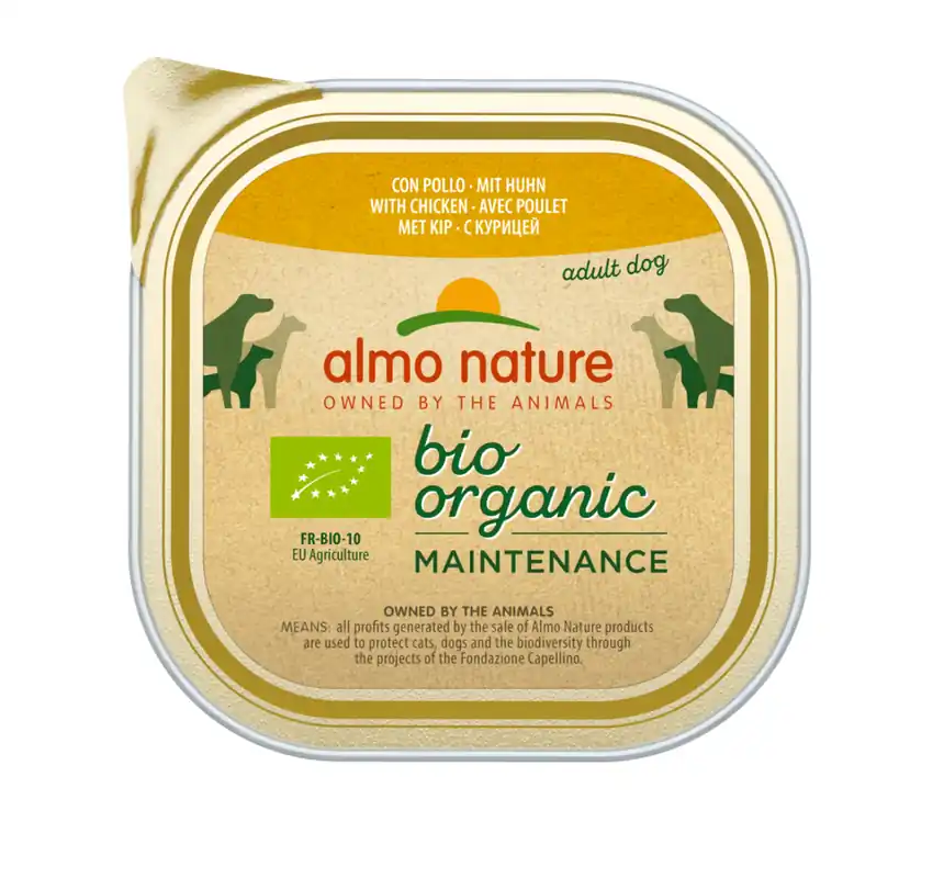 Almo Nature bio organic natvoer hond Voordeelprijs