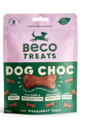Beco - Treats - Dog Choc with Camomile & Quinoa Beperkte Voorraad