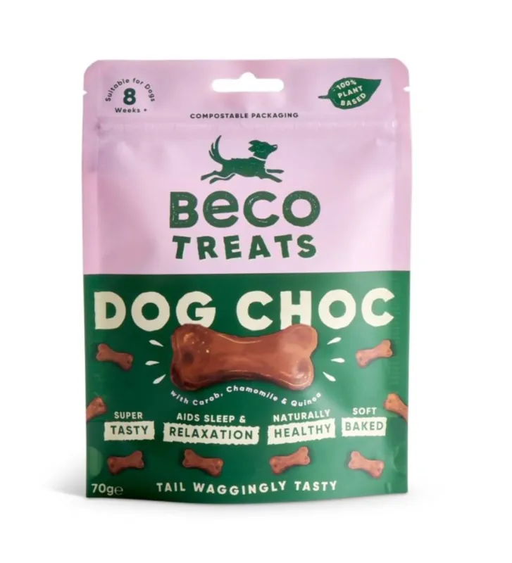 Beco - Treats - Dog Choc with Camomile & Quinoa Beperkte Voorraad