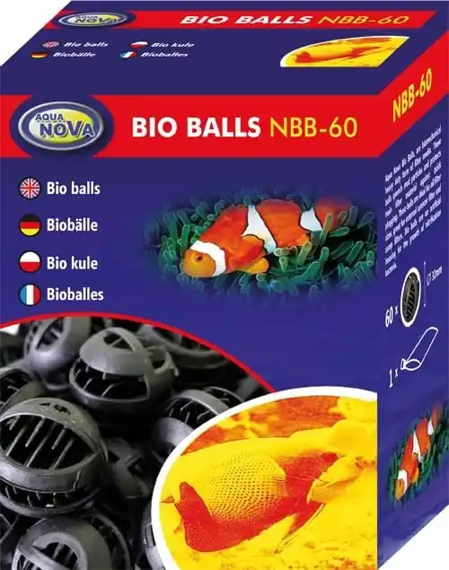 Aqua Nova biologische filterballen 60 stuks Dagaanbieding