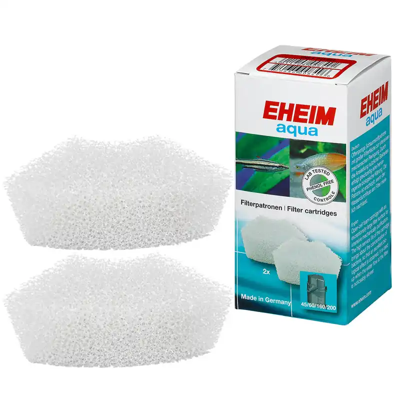 Eheim Filterpatroon voor Aqua 60/ 120/ 200 Binnenfilters – 2 stuks Uitverkoop