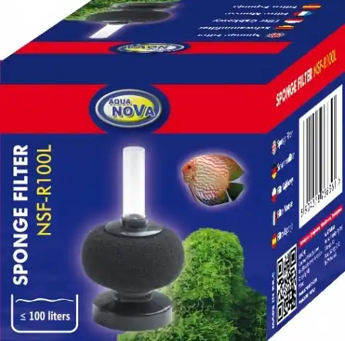 Aqua Nova bol sponsfilter tot 100L - NSF-R100L Direct Verzonden