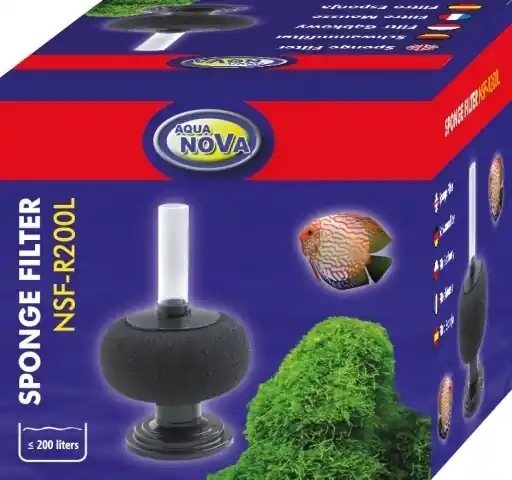 Aqua Nova bol sponsfilter tot 200L - NSF-R200L Lage Prijs