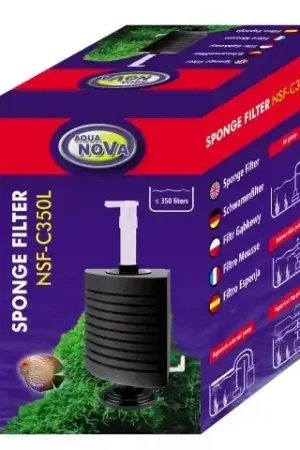 Favoriet Aqua Nova hoek sponsfilter tot 350L - NSF-C350L