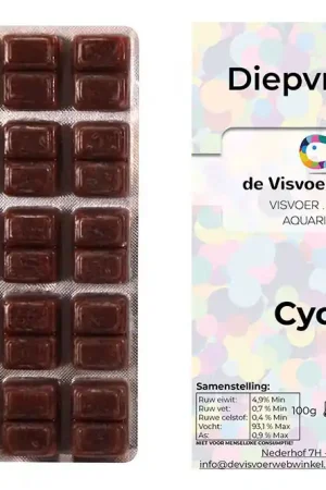 Direct Verzonden Cyclops diepvriesvoer 100g blister