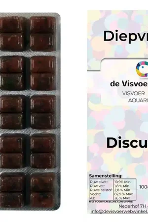 Discus quick (met extra vitamines) diepvriesvoer 100g blister Tijdelijk Beschikbaar