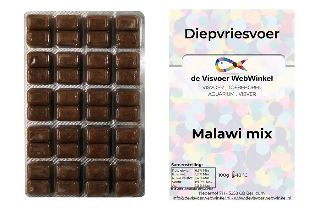 Betaalbaar Malawi mix diepvriesvoer 100g blister