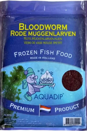 Voordeelprijs Rode muggenlarven diepvriesvoer 500-1000g flatpack