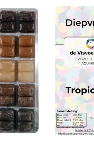 Lage Kosten Tropical 5 in 1 diepvriesvoer 100g blister