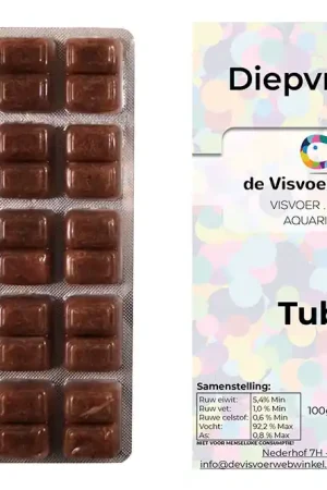 Favoriet Tubifex diepvriesvoer 100g blister