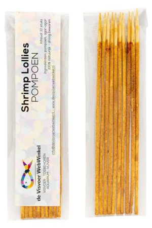 Garnalen Lollies pompoen 10 stuks Voordeelprijs
