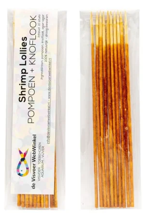 Op = Op Garnalen Lollies pompoen-knoflook 10 stuks