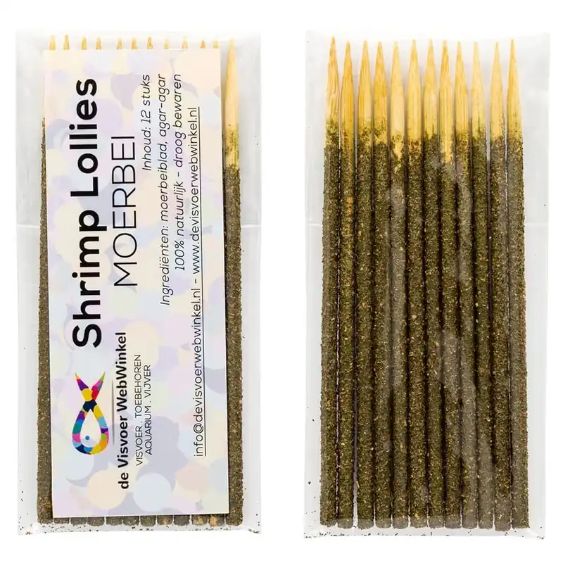 Nano Garnalen Lollies - moerbei 12 stuks Hete Deal