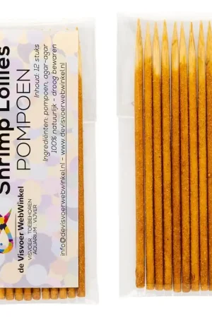 Populair Nano Garnalen Lollies - pompoen 12 stuks