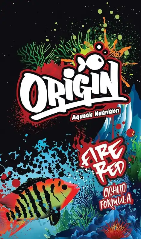 Favoriet Origin Aquatic Nutrition Fire Red Cichlid Formula