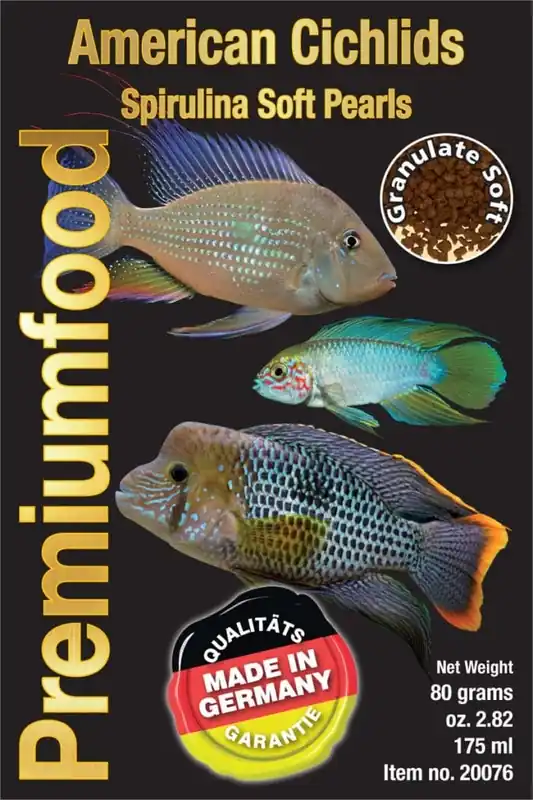 Discusfood American Cichlid Spirulina Pearls (80 gram) Express Levering