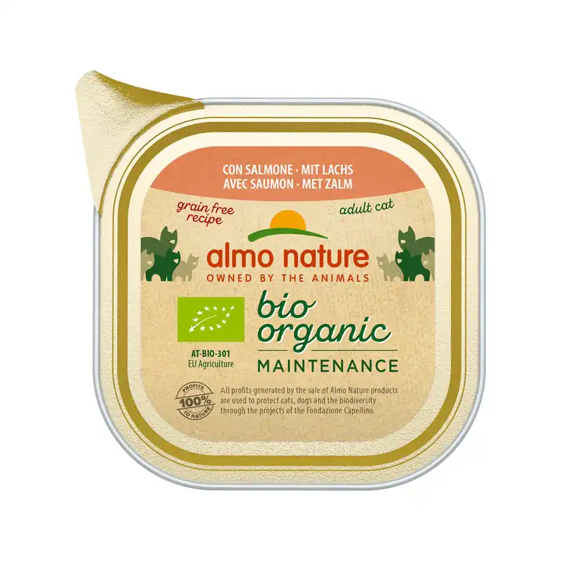 Almo Nature Bio Organic Maintenance Kattenvoer - Zalm Must-Have