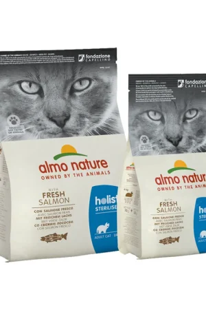 Almo Nature Sterilised Kattenvoer - Zalm en Rijst Lage Prijs