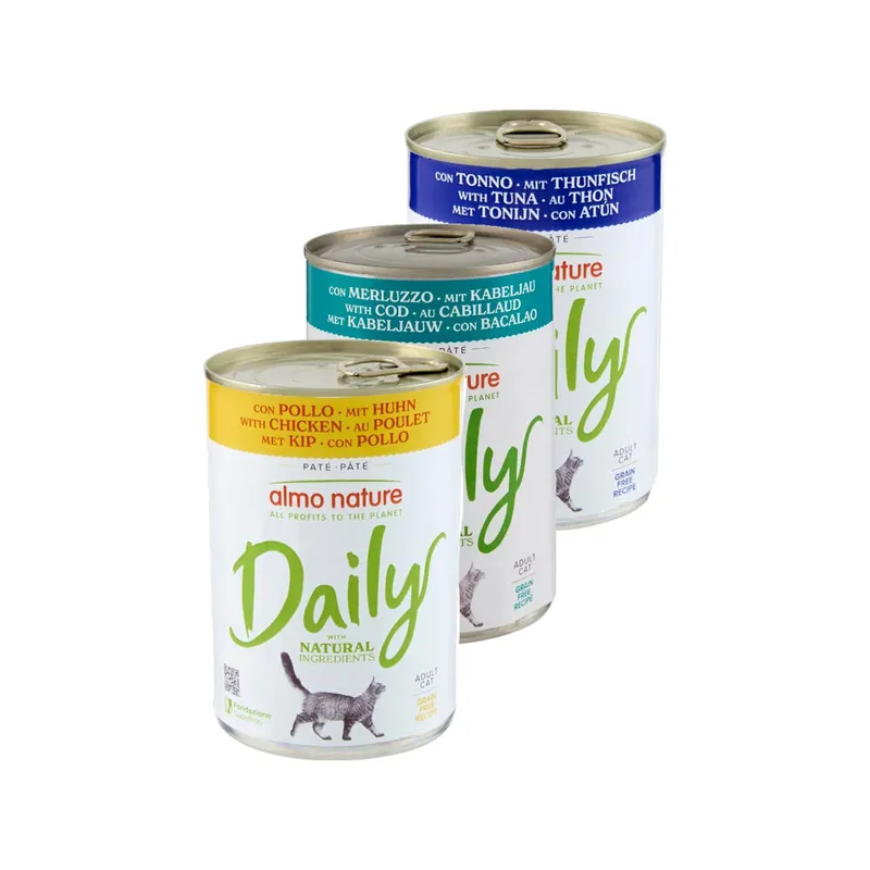 Almo Nature Daily Natural - Blik - Kattenvoer Betaalbaar