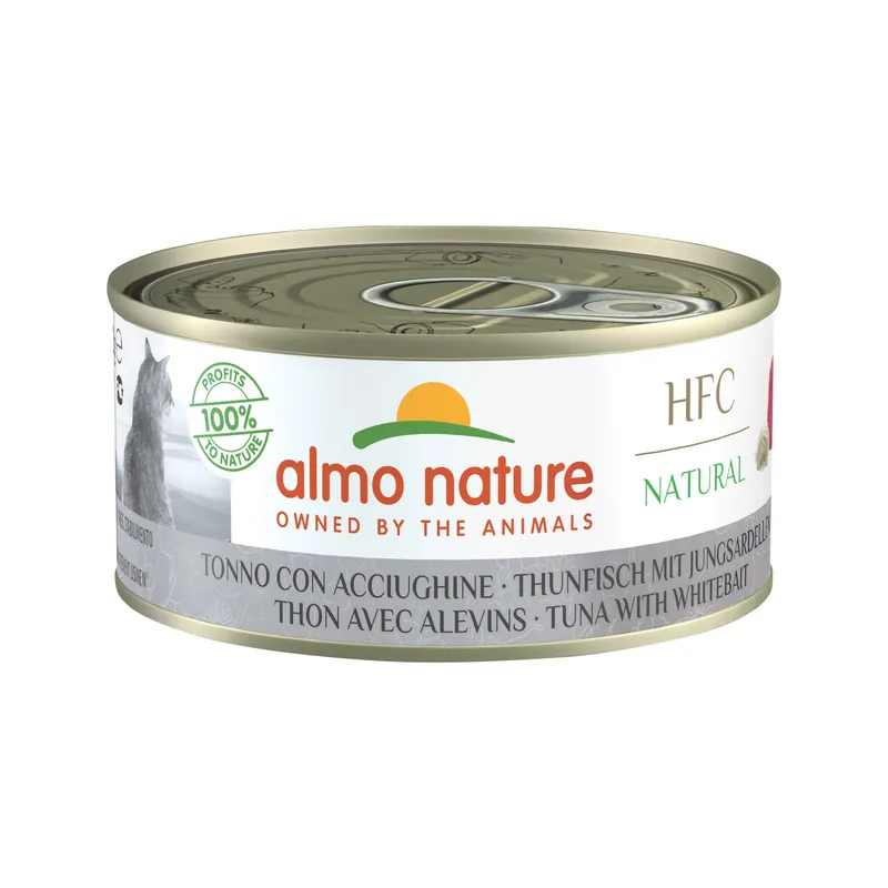 Almo Nature HFC 150 Natural Kattenvoer - Tonijn & Sardientjes Gereduceerde Prijs
