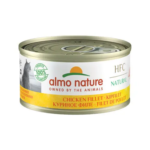 Almo Nature HFC 70 Natural Kattenvoer - Blik - Kipfilet Direct Beschikbaar