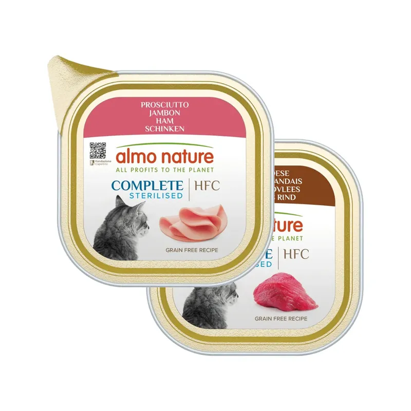 Almo Nature HFC Complete Sterilised - Kuipje - Kattenvoer Lage Kosten