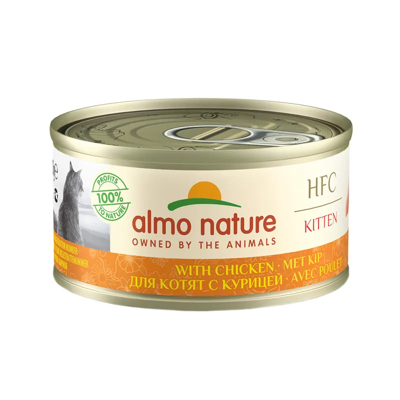 Almo Nature Kitten - HFC 70 - Kattenvoer - Blik - Kip Aanbieding