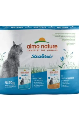 Almo Nature Sterilised - Maaltijdzakje - Kattenvoer Uitverkoop