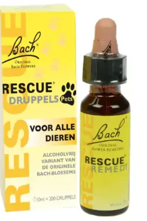 Bach Rescue Remedy Pets - Alcoholvrije Druppels Snelle Levering