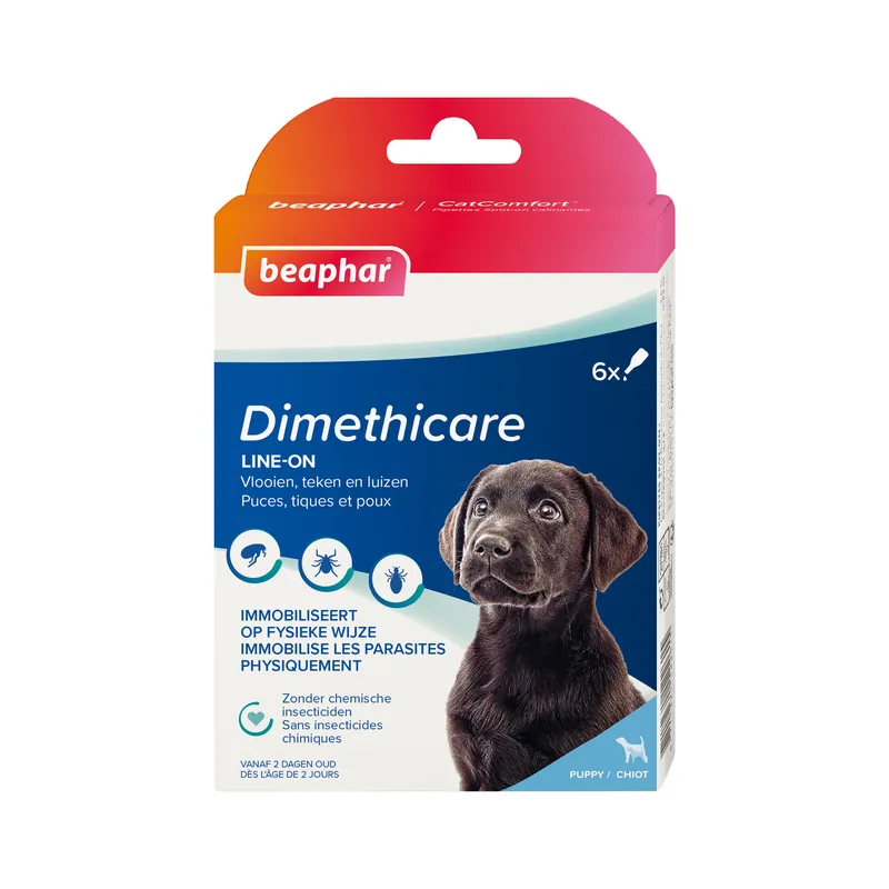 Tijdelijk Beschikbaar Beaphar DIMETHIcare Line‐On Puppy